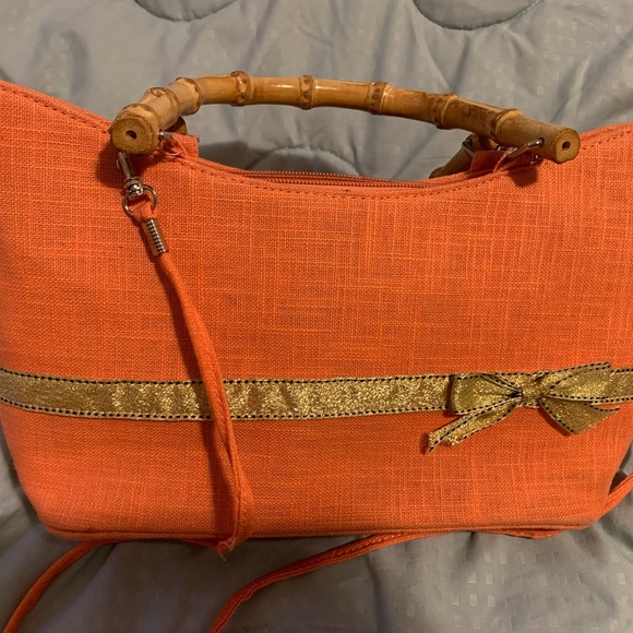 Satchel with bamboo too handle - Picture 4 of 7